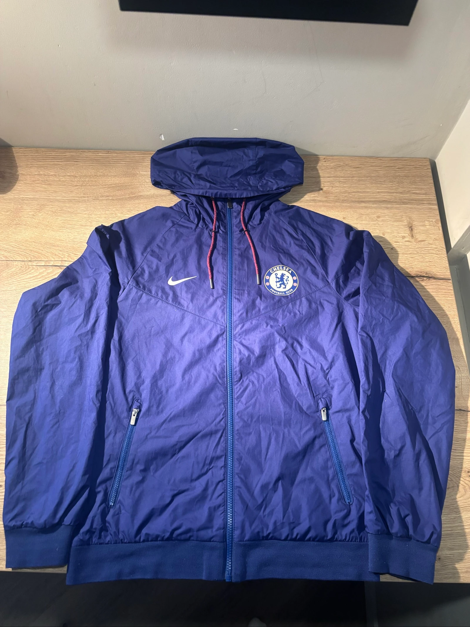 Nike Chelsea FC 2018/19 Authentieke Windrunner Jas Blauw S – photo 2